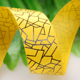 25 MM Custom One Color Ink Screen Printing Ribbon For Gifts Wrapping
