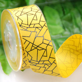 25 MM Custom One Color Ink Screen Printing Ribbon For Gifts Wrapping