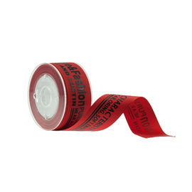Raised Letter Printed Grosgrain Ribbon 22mm Width Red Color Damage Free
