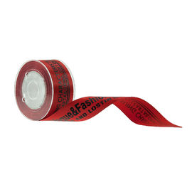 Raised Letter Printed Grosgrain Ribbon 22mm Width Red Color Damage Free