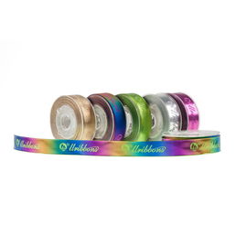 No Damage Satin Finish Poly Ribbon , Parfums Packaging Satin Fabric Ribbon