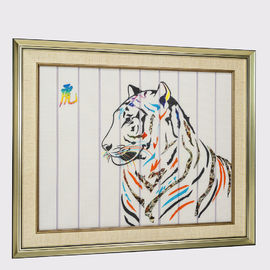 Snag Free Tiger Chinese Zodiac Art , Durable Diy Paintings For Home Decor