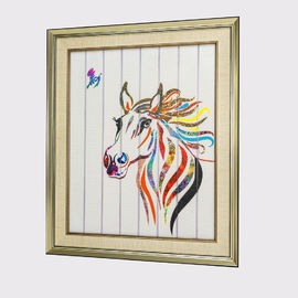 Chinese Zodiac Painting Twelve Animals Horse Home Decor Ribbon Painting Framed Art Decorative Wall Hangings