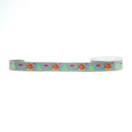 Diy 16mm Printed Elastic Ribbon Double Sided Easy To Use Ink Screen Printing