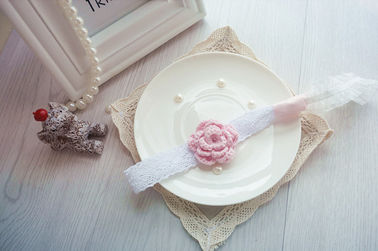 Lace Little Baby Elastic Headbands, 16mm Natural Hair Elastic Fabric Wristband