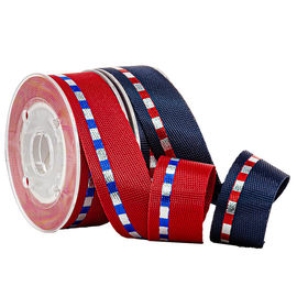 Sports Shoes Accessories Foil Silver & Blue Gold 19 MM Nylon Woven Tape