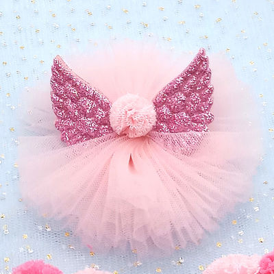 Angel Pattern Lace Fabric 6pcs/Set Cute Headbands For Girls