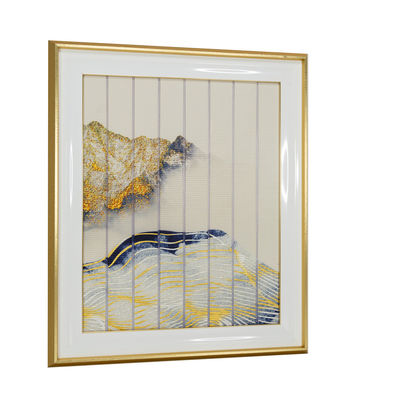 5cm Thickness 3 Pcs Ribbon Panels Paintings For Home Wall Decor