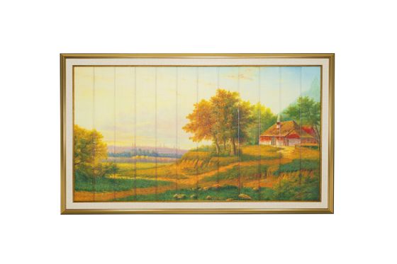 Chinese Style Ribbon Landscape Paintings For Home