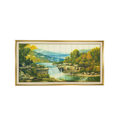 Colorfast Chinese Style Ribbon Landscape Paintings